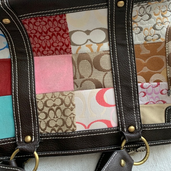Authentic Coach MultiColour Patchwork Purse - Picture 10 of 10